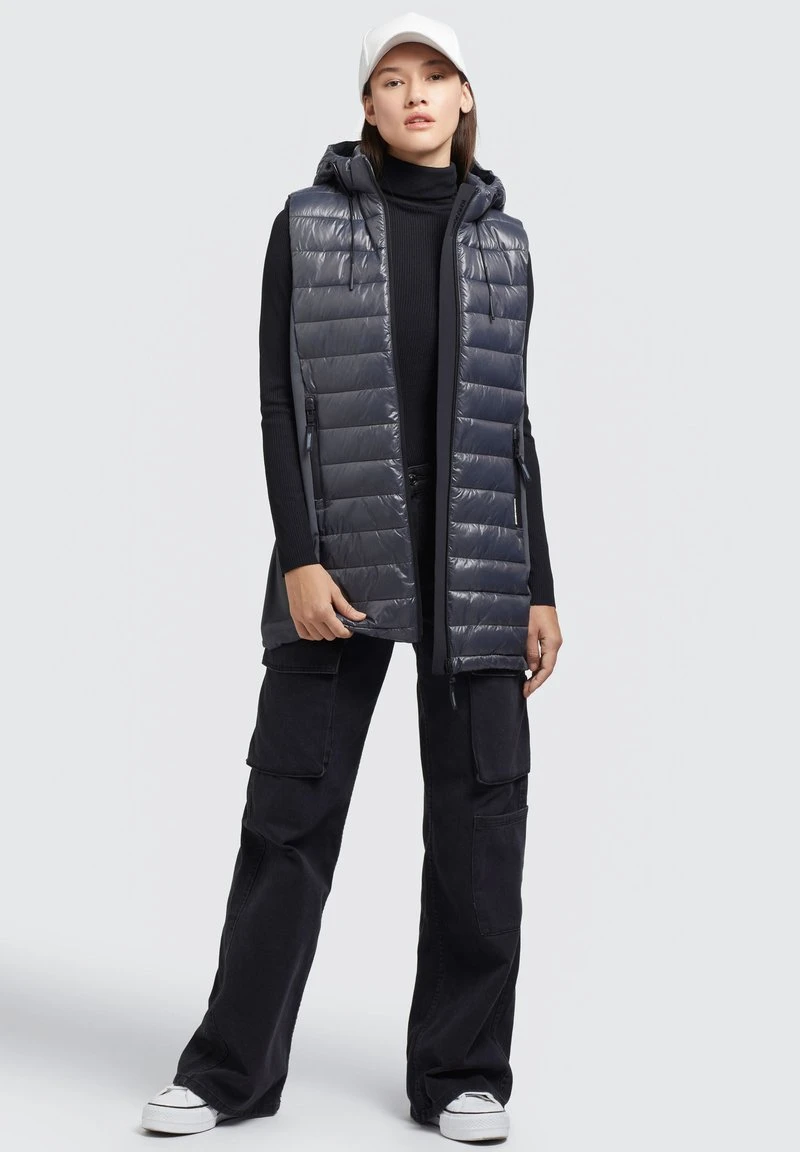 Khujo BECCA SHINY - Weste - Grau 4 Khujo BECCA SHINY - Weste - Grau – Bild 2