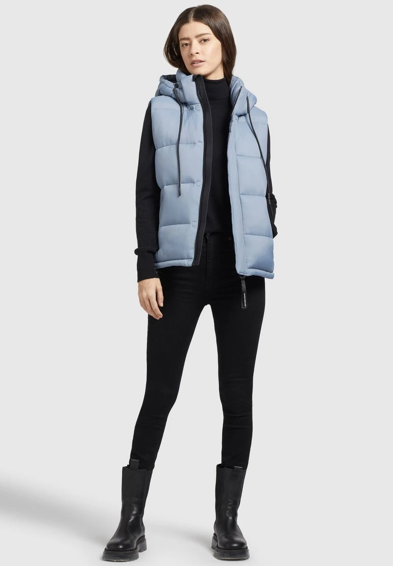 Khujo EDEN MATT - Weste - Hellblau 4 Khujo EDEN MATT - Weste - Hellblau – Bild 2