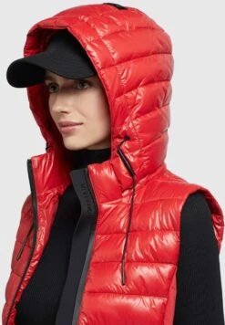 Khujo FABIA SHINY - Weste - Rot -Khujo 2669b984d3d24566ac66d3ec27bfb626