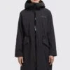 Khujo MARNIA - Regenjacke / Wasserabweisende Jacke - Schwarz -Khujo 320f57a678c6432296524423f31a36ed