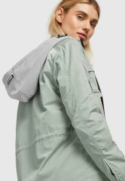 Khujo FLAMES - Leichte Jacke - Blassgrün -Khujo 56dee82b9982443fa52ff00b41015822