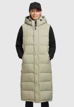 Khujo MAGNETA MATT - Weste - Mintgrün