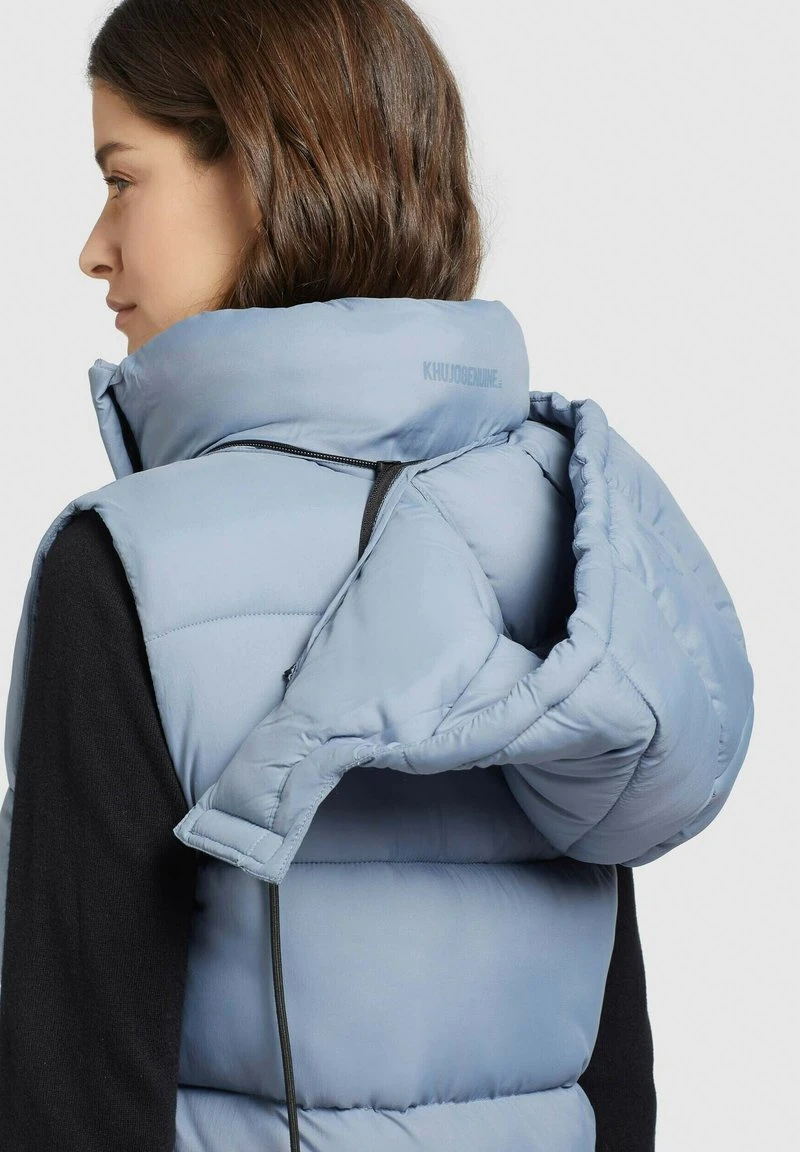 Khujo EDEN MATT - Weste - Hellblau 7 Khujo EDEN MATT - Weste - Hellblau – Bild 5