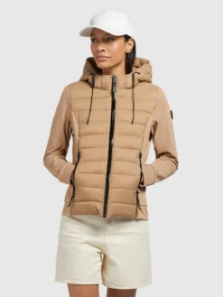Khujo Jacke GHITA MATT In Beige -Khujo khujo jacke ghita matt in beige 3