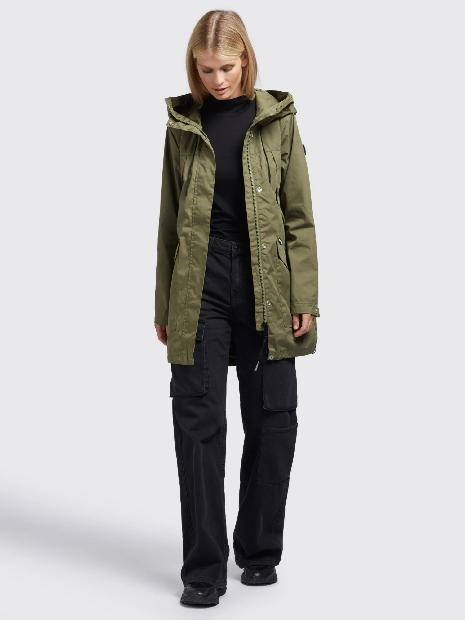 Khujo Mantel AIRA3 In Olivgrün 4 Khujo Mantel AIRA3 In Olivgrün – Bild 2