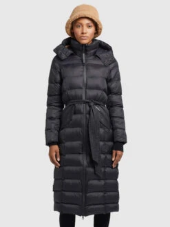 Khujo Mantel OLALLA SOFT In Schwarz -Khujo khujo mantel olalla soft in schwarz 3