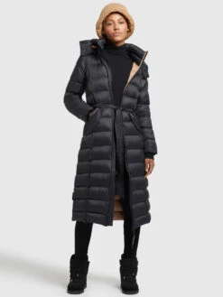 Khujo Mantel OLALLA SOFT In Schwarz -Khujo khujo mantel olalla soft in schwarz 5