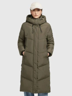 Khujo Mantel SONJE4 In Khaki Grün -Khujo khujo mantel sonje4 in khaki grun 4