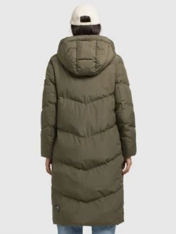 Khujo Mantel SONJE4 In Khaki Grün -Khujo khujo mantel sonje4 in khaki grun 5