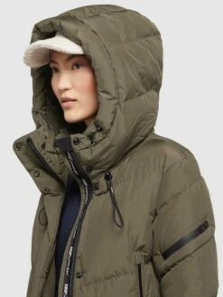 Khujo Mantel SONJE4 In Khaki Grün -Khujo khujo mantel sonje4 in khaki grun 7