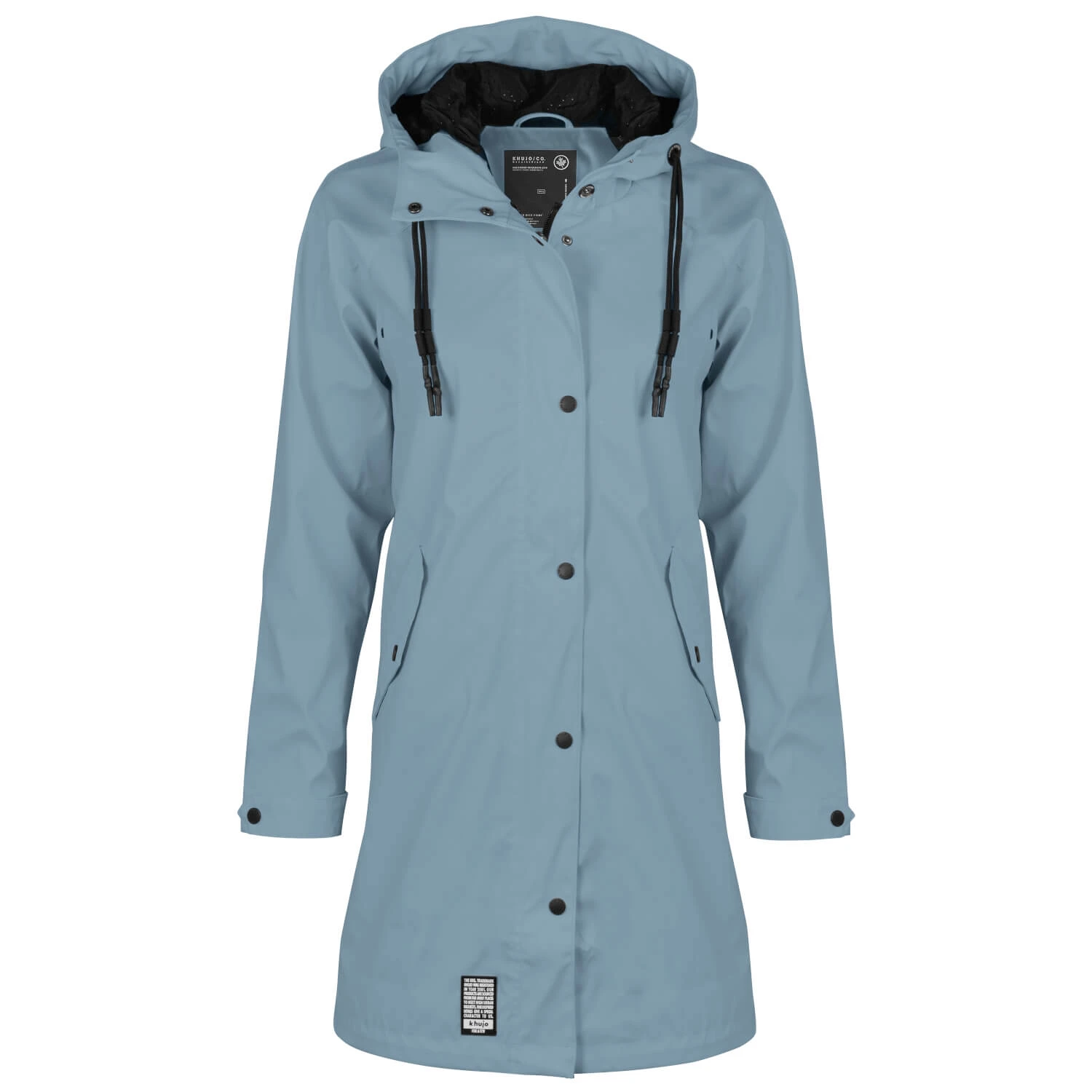 Khujo Regenmantel In Pastellblau 3 Khujo Regenmantel In Pastellblau