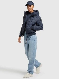 Khujo Steppjacke "Sarabi" In Dunkelblau -Khujo khujo steppjacke sarabi in dunkelblau 4