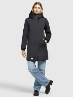 Khujo Übergangsjacke "Blossom" In Schwarz -Khujo khujo ubergangsjacke blossom in schwarz 4