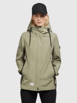 Khujo Übergangsjacke "Kaya" In Hellgrau -Khujo khujo ubergangsjacke kaya in hellgrau 2