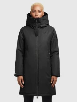 Khujo Übergangsmantel "Sarabi" In Schwarz