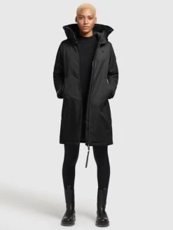 Khujo Übergangsmantel "Sarabi" In Schwarz -Khujo khujo ubergangsmantel sarabi in schwarz 3