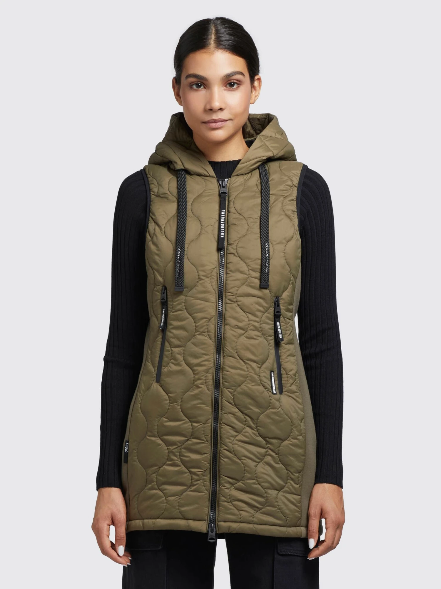 Khujo Weste MALIN In Olivgrün 5 Khujo Weste MALIN In Olivgrün – Bild 4