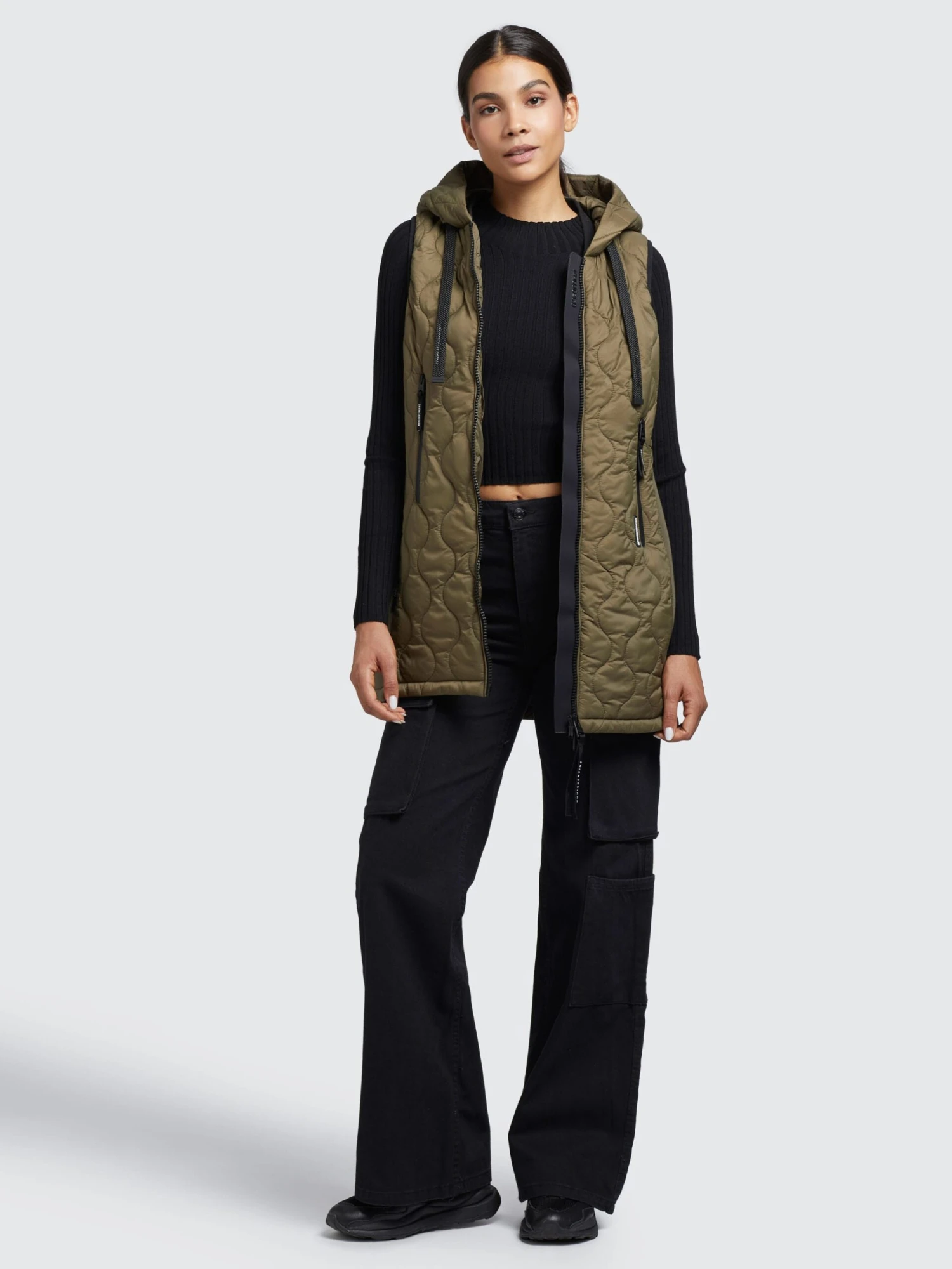 Khujo Weste MALIN In Olivgrün 7 Khujo Weste MALIN In Olivgrün – Bild 6