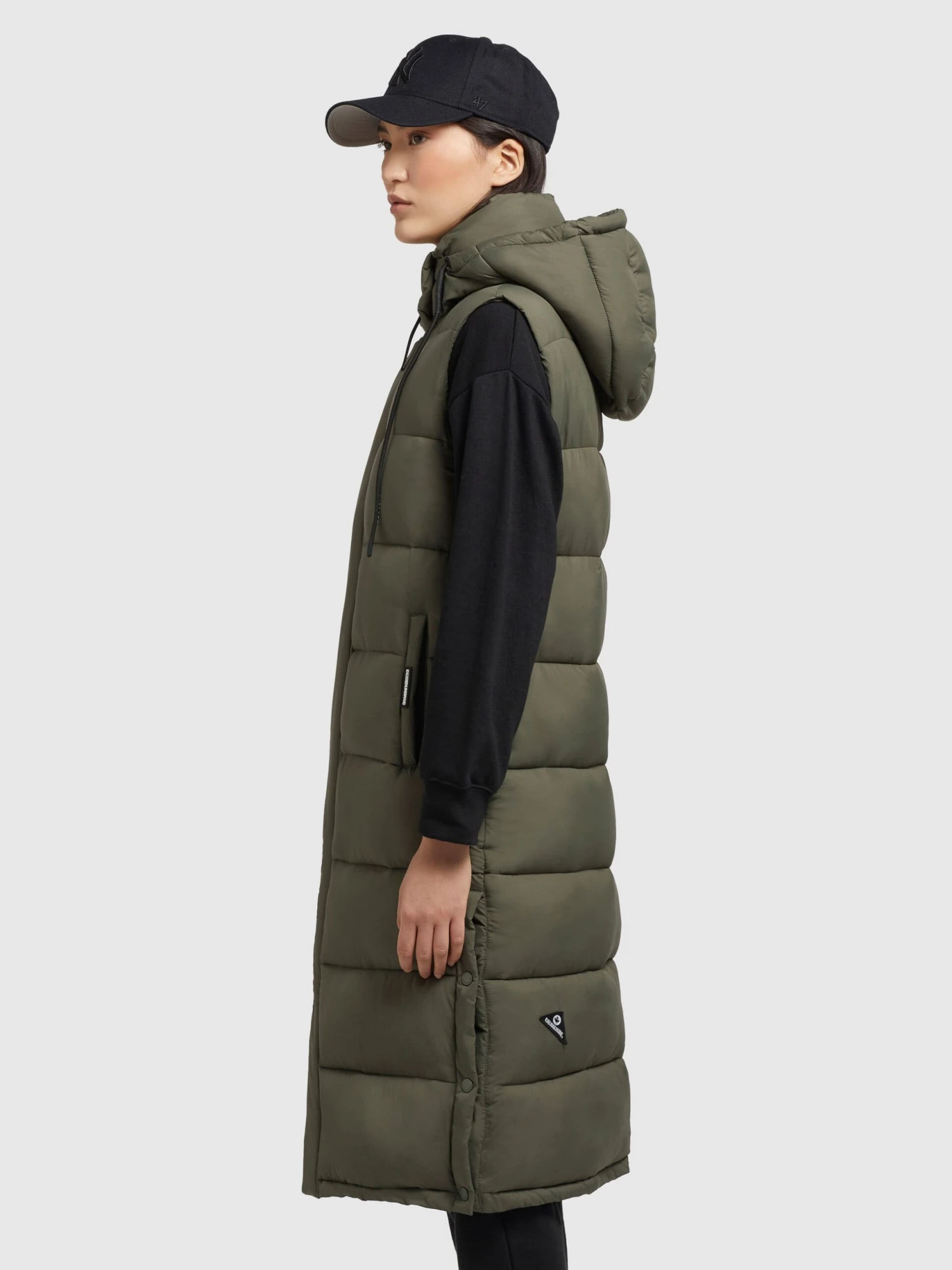 Khujo Weste TOURIN MATT In Khaki Grün 5 Khujo Weste TOURIN MATT In Khaki Grün – Bild 3