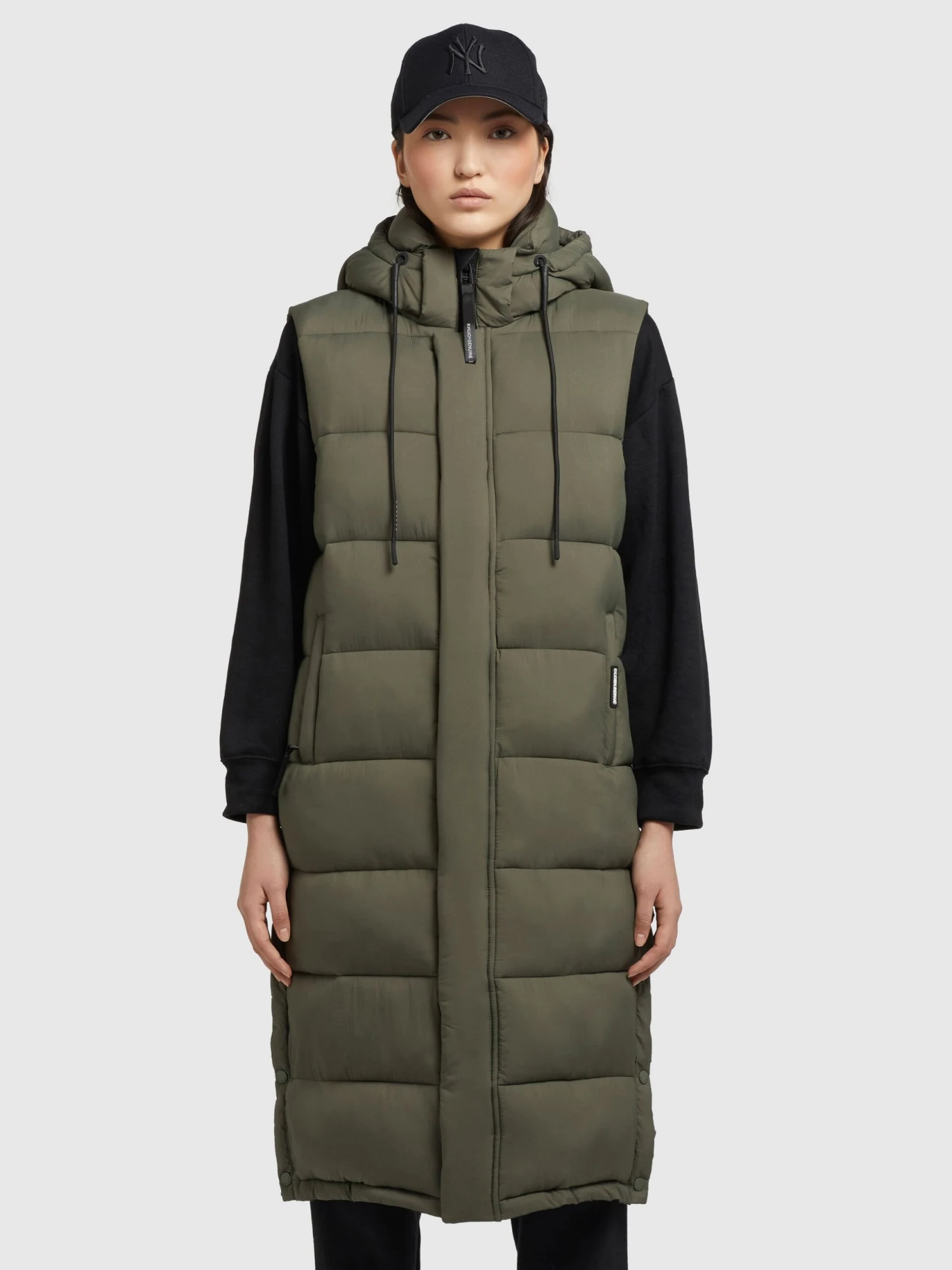 Khujo Weste TOURIN MATT In Khaki Grün 6 Khujo Weste TOURIN MATT In Khaki Grün – Bild 4