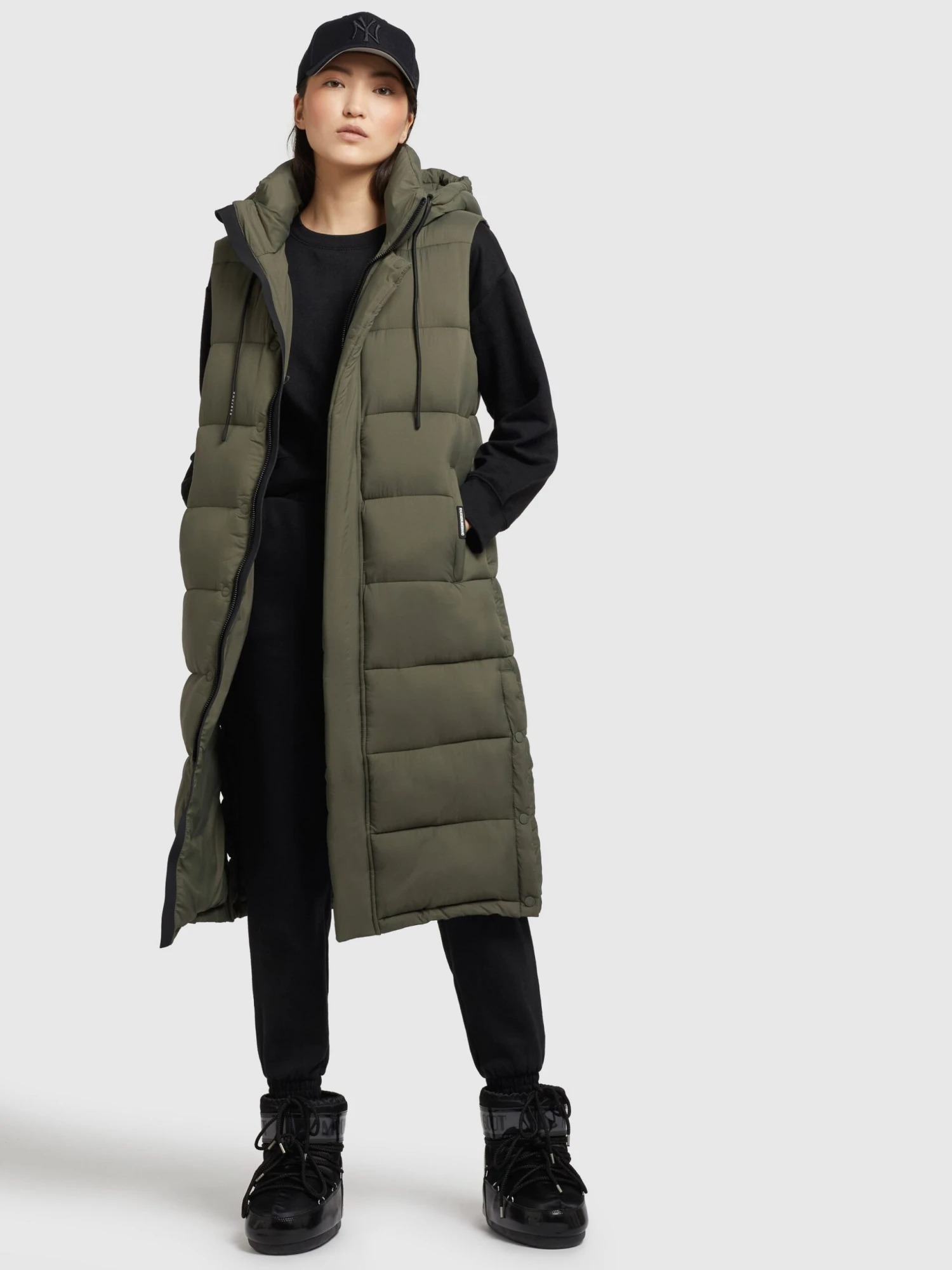 Khujo Weste TOURIN MATT In Khaki Grün 8 Khujo Weste TOURIN MATT In Khaki Grün – Bild 6