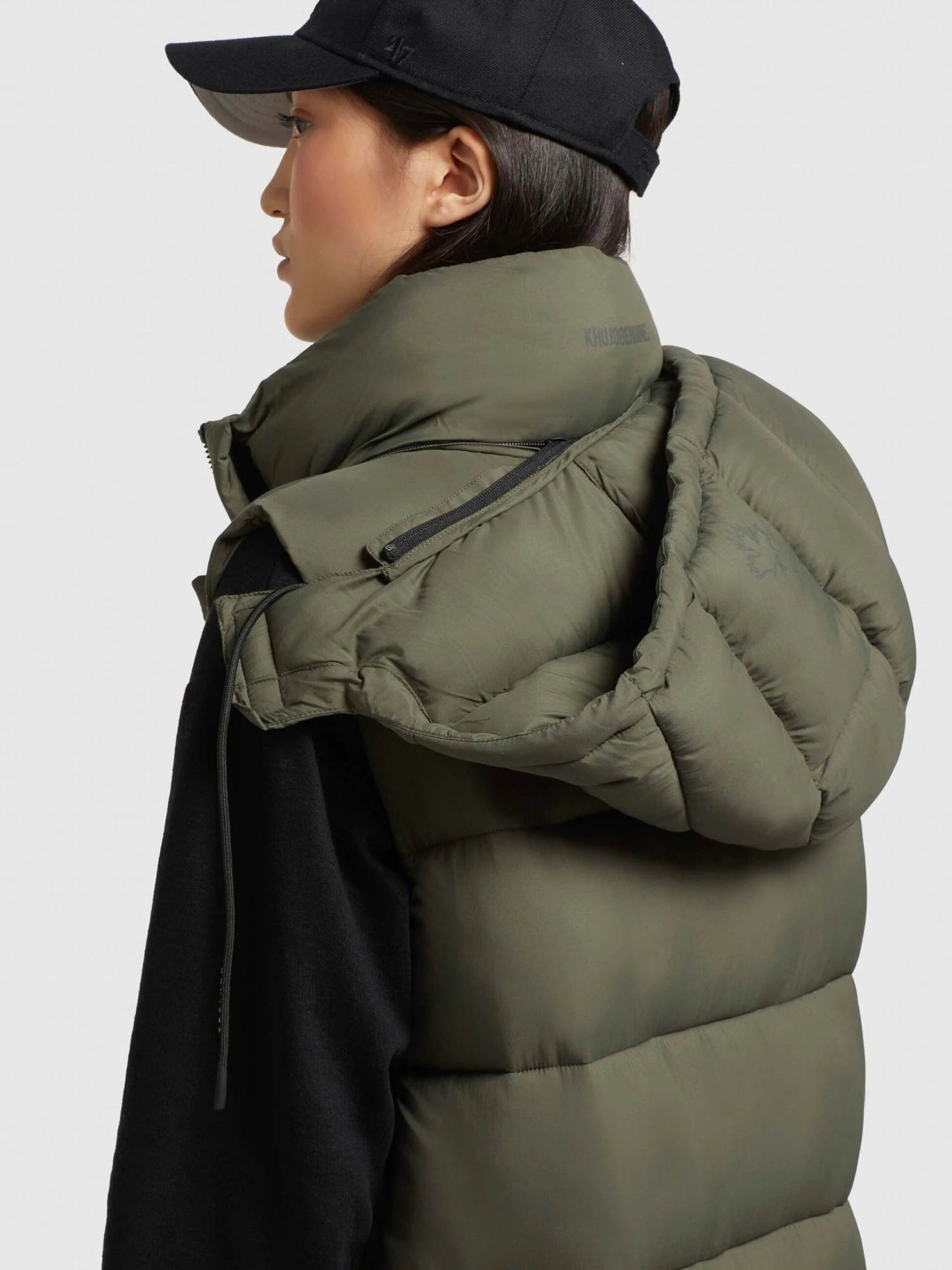 Khujo Weste TOURIN MATT In Khaki Grün 10 Khujo Weste TOURIN MATT In Khaki Grün – Bild 8