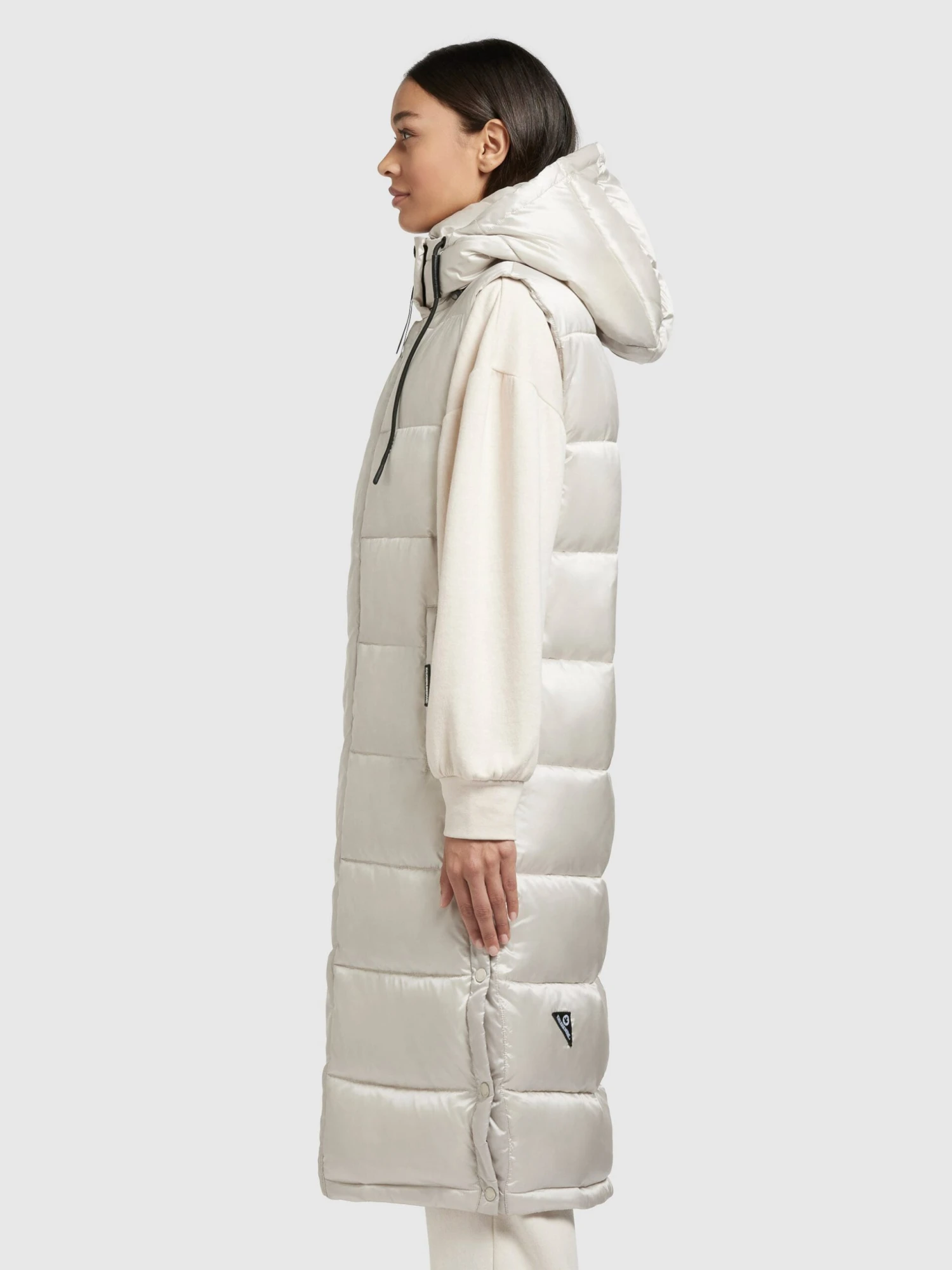 Khujo Weste TOURIN SATIN In Perlweiß 5 Khujo Weste TOURIN SATIN In Perlweiß – Bild 3