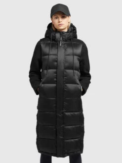 Khujo Weste TOURIN SATIN In Schwarz -Khujo khujo weste tourin satin in schwarz 3