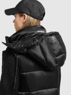 Khujo Weste TOURIN SATIN In Schwarz -Khujo khujo weste tourin satin in schwarz 7