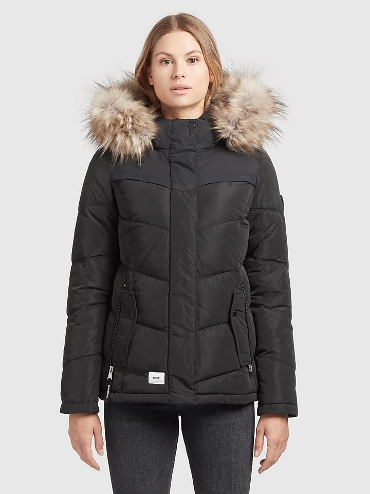 Khujo Winterjacke "Winsen 6" In Schwarz 4 Khujo Winterjacke "Winsen 6" In Schwarz – Bild 2