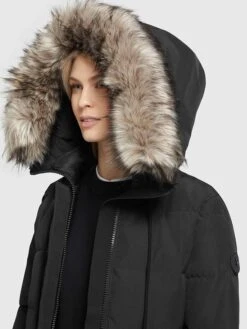 Khujo Wintermantel "Cloren" In Schwarz -Khujo khujo wintermantel cloren in schwarz 5