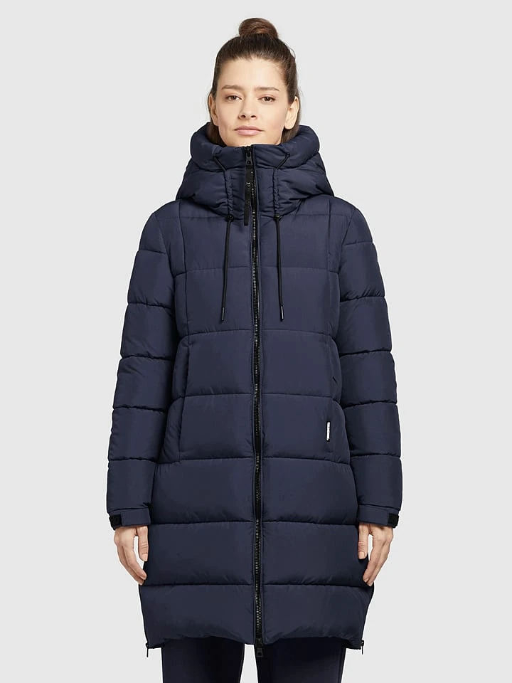 Khujo Wintermantel "Youma" In Dunkelblau 3 Khujo Wintermantel "Youma" In Dunkelblau