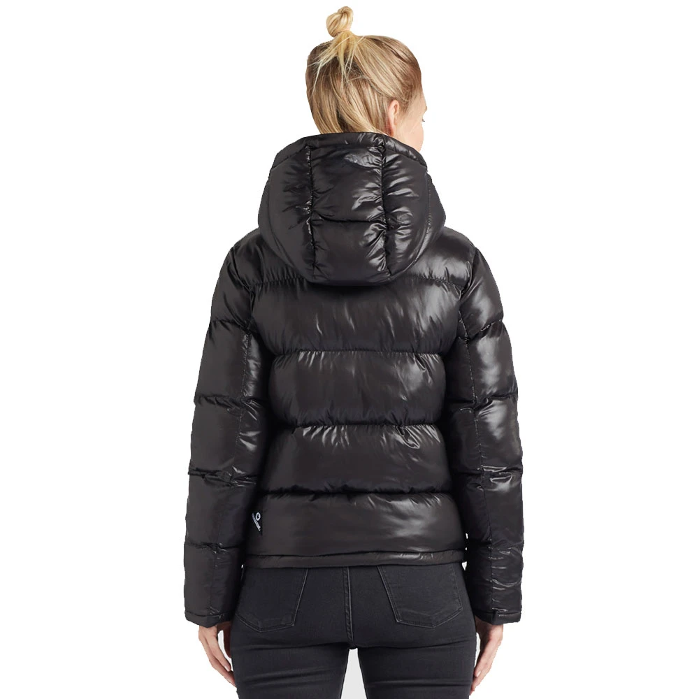 Khujo Camille Fake Down Winterjacke Shiny Black Damen 5 Khujo Camille Fake Down Winterjacke Shiny Black Damen – Bild 3