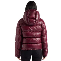 Khujo Camille Fake Down Steppjacken Shiny Wine Damen -Khujo khujo camille fake down 15613k203 664 wine 02 gross