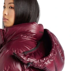 Khujo Camille Fake Down Steppjacken Shiny Wine Damen -Khujo khujo camille fake down 15613k203 664 wine 04 gross