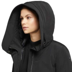 Khujo Charlyn 3 Wintermantel Black Damen -Khujo khujo charilyn 3 1002co223 200 black 04 gross