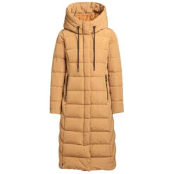 Khujo Gamber Langmantel Cedar Brown Damen -Khujo khujo gamber 1069co223 534 cedar brown 06 gross