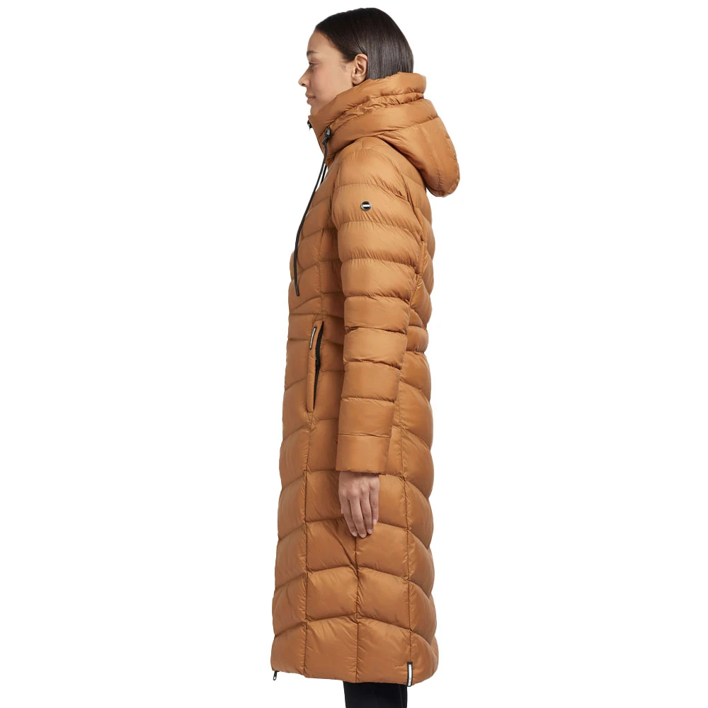 Khujo Ingram Shine Langmantel Sudan Brown Damen 4 Khujo Ingram Shine Langmantel Sudan Brown Damen – Bild 2