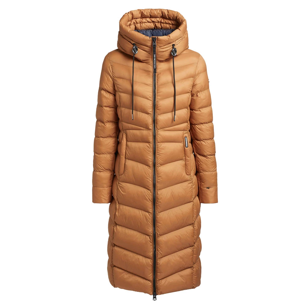 Khujo Ingram Shine Langmantel Sudan Brown Damen 8 Khujo Ingram Shine Langmantel Sudan Brown Damen – Bild 6