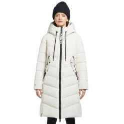 Khujo Klayd Mantel Cotton Cream Damen