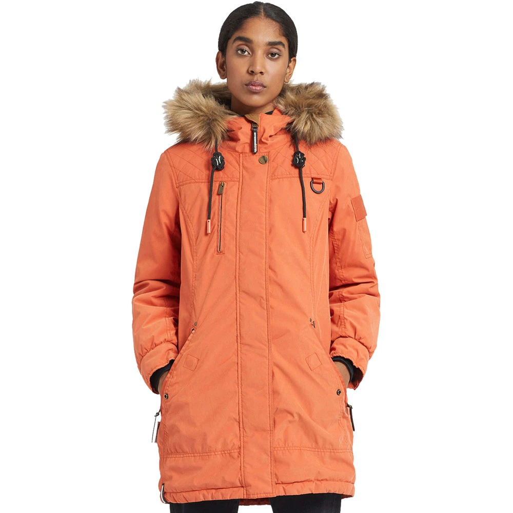 Khujo Letizia Wintermantel Pumpkin Damen 4 Khujo Letizia Wintermantel Pumpkin Damen – Bild 2
