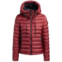 Khujo Lovina Shine Winterjacke Madder Brown Damen -Khujo khujo lovina shine 1213jk223 531 red 06 gross
