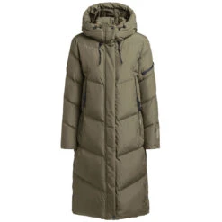 Khujo Sonje 4 Langmantel Hunter Green Damen -Khujo khujo sonje 4 1152co223 333 06 gross