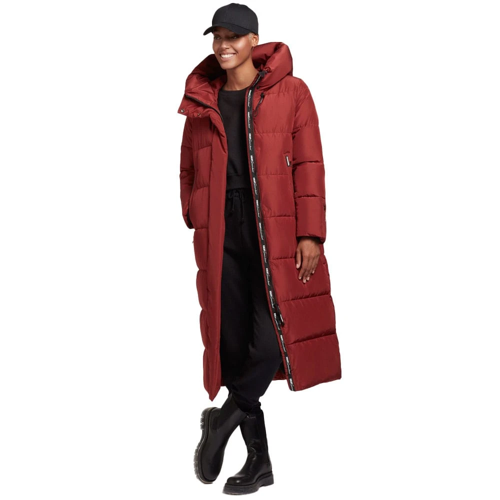 Khujo Soulani Steppmantel Madder Brown Damen 5 Khujo Soulani Steppmantel Madder Brown Damen – Bild 4