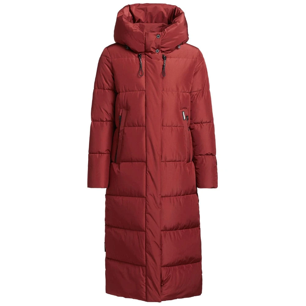 Khujo Soulani Steppmantel Madder Brown Damen 7 Khujo Soulani Steppmantel Madder Brown Damen – Bild 6