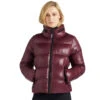 Khujo Zeliha Fake Down Winterjacke Shiny Wine Damen